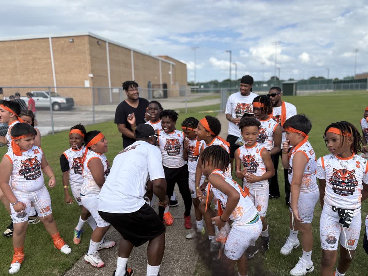 NTX Bengals youth football game highlight photo 5